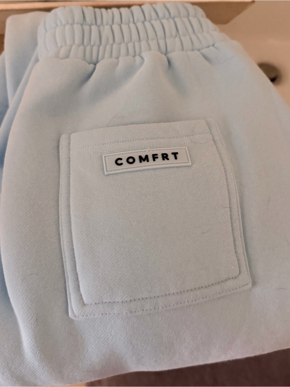 Women's Light Blue Hooded Set VIP Airplane Mode Hoodie and Sweatpants - Picture 11 of 12